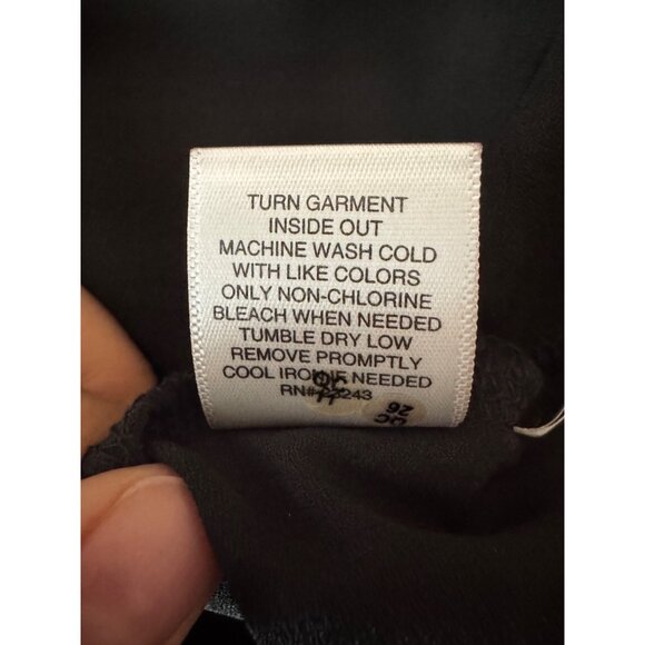 7th Avenue New York & Company Black Skirt Size 10 Polyester Spandex Blend With R - Picture 3 of 7